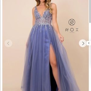 Beaded prom dress